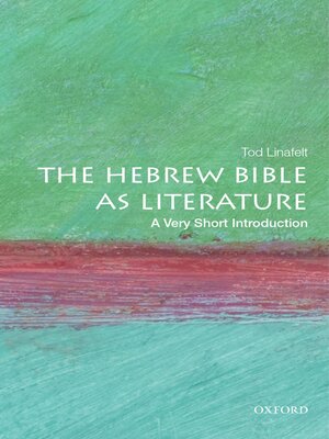 cover image of The Hebrew Bible as Literature